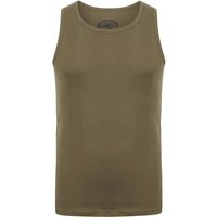 Vests Mace Cotton Ribbed Vest Top In Amazon Khaki – South Shore