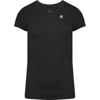 Shirts Retton Mesh Panel Stretch Jersey Shirt in Black Active Shirts Retton Mesh Panel Stretch Jersey Shirt in Black Active
