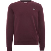 Lacoste Organic Cotton Crew Neck Sweatshirt – Bordeaux Size Size