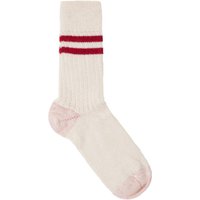 Merz b Schwanen Retro Sport Socks Striped – NaturalRed