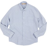 FrizmWORKS OG Striped Oxford Oversized Shirt – Blue