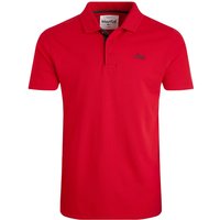 Weird Fish Miles Pique Polo Shirt Barberry Red Marl Size