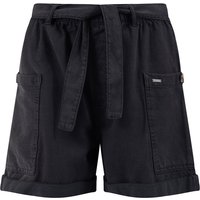 Weird Fish Cynthia Cotton Twill Shorts Midnight Size