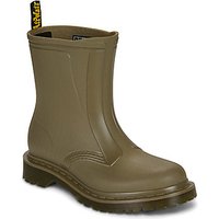 Dr. Martens Rain Pull On Boot DMs Olive PVC men’s Wellington Boots in Kaki