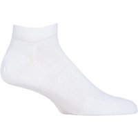 Pair White Cool Cotton Sneaker Socks Men’s .-. Mens