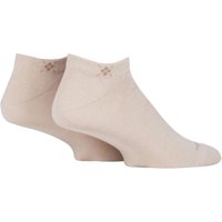 Pair Beige Everyday Cotton Trainer Socks Men’s .- Mens