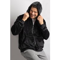 Mens Pack Heat Holders Lounge Hoodie Black L