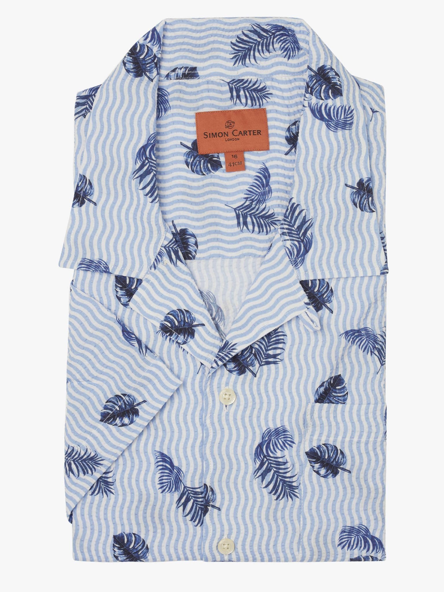 Wave Seersucker Shirt